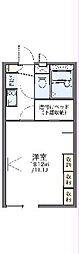 レオパレスレオ21 1Kの間取図画像
