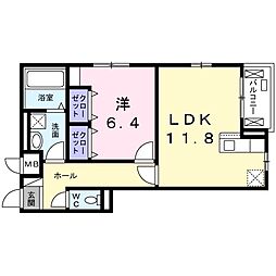 Osaka Metro千日前線 北巽駅 徒歩12分の賃貸アパート 3階1LDKの間取り