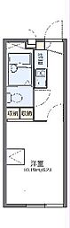 レオパレスグリュック 1Kの間取図画像