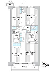 間取図画像 3LDK