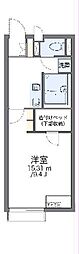 レオネクストミウ 1Kの間取図画像