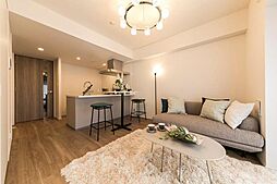 JR山手線 渋谷駅 徒歩15分の賃貸マンション 6階2LDKのリビング/ダイニング