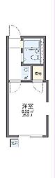 レオパレス上石神井 1Kの間取図画像