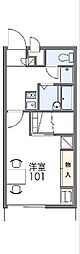 レオパレスサニーコート 1Kの間取図画像