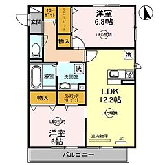 物件の間取り