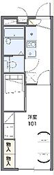 レオパレス成海 1Kの間取図画像