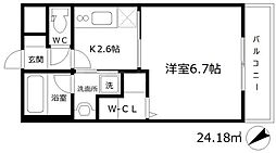 S-FORT福島LaLuna(旧:サムティ福島LaLuna) 6階/-
