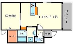 間取図画像 1LDK