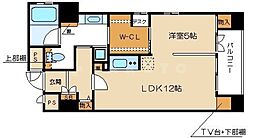 ヴィレッジリバー天神橋 2階