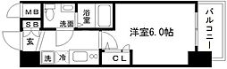 Osaka Metro御堂筋線 東三国駅 徒歩4分の賃貸マンション 6階1Kの間取り