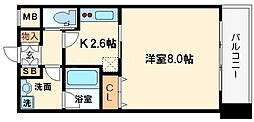 間取図画像 1K