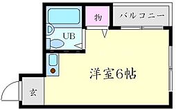 プチフラット千里山 4階/-
