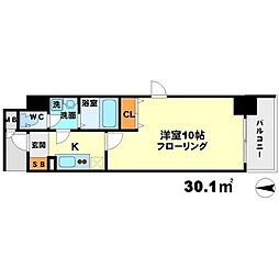 エスリード江坂公園 6階/-