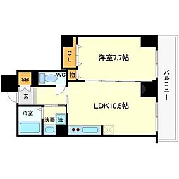 グランルージュ城東 9階/-