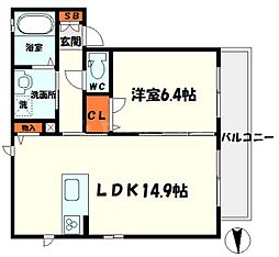 間取図画像 1LDK