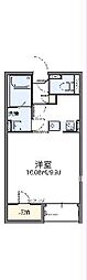 レオネクストパトリ 1階1Kの間取り