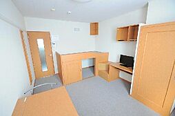 レオパレスリバーサイド西水元 205 2階1Kのリビング/ダイニング