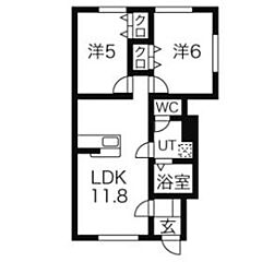 物件の間取り