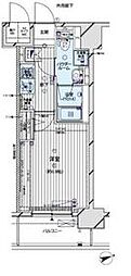 メインステージ蒲田5 1Kの間取図画像