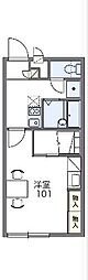 レオパレスＳＡＫＵＲＡ　II 1階1Kの間取り