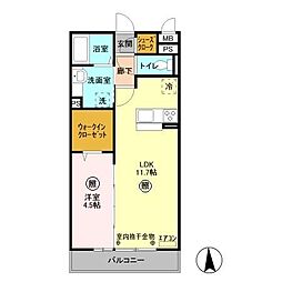 間取図画像 1LDK