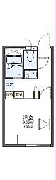 レオパレスサンヒダカ 1Kの間取図画像