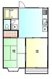 間取図画像 2DK