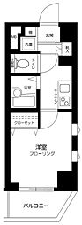 メインステージ恵比寿東 1Kの間取図画像