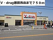 【ドラッグストア】Ｖ・ｄｒｕｇ穂積西店まで750ｍ
