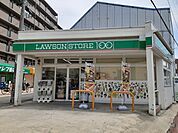 【コンビニエンスストア】ローソンストア100若江岩田店まで161ｍ