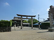 真清田神社まで1400ｍ