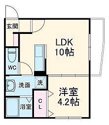間取図画像 1LDK