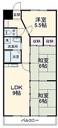 間取図画像 3LDK