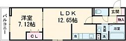 セレスティア西台Ａ 3階1LDKの間取り