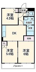 間取図画像 3DK