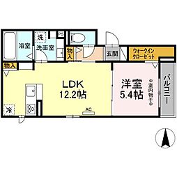 間取図画像 1LDK