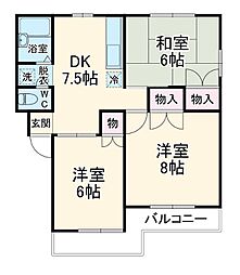 間取図画像 3DK