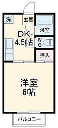 間取図画像 1DK