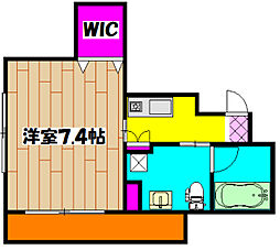 Ｍａｉｓｏｎ　ｄｅ　Ｆｌｅｕｒ 3階1Kの間取り