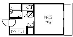 アークビル新中野 102 1階1Kの間取り