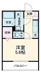 間取図画像 1K