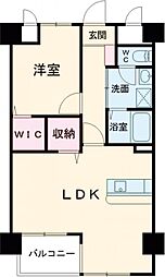 ウィルテラス船堀 1LDKの間取図画像