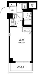 JR京浜東北・根岸線 東十条駅 徒歩4分の賃貸マンション 4階1Kの間取り