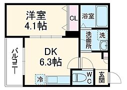 間取図画像 1DK