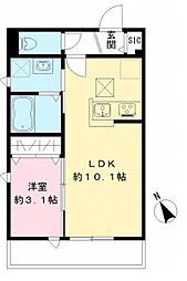 間取図画像 1LDK