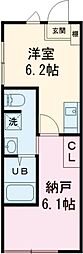 ORIENTAL APARTMENT 1階ワンルームの間取り