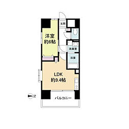 Ｌａ　Ｄｏｕｃｅｕｒ山王 2階1LDKの間取り