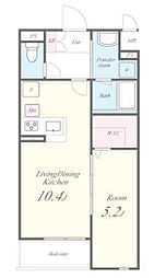 間取図画像 1LDK