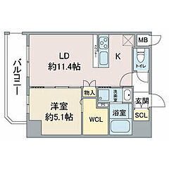 物件の間取り