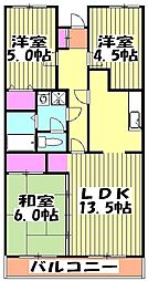 ガーデンフォレスト柏の葉キャンパス 1階3LDKの間取り